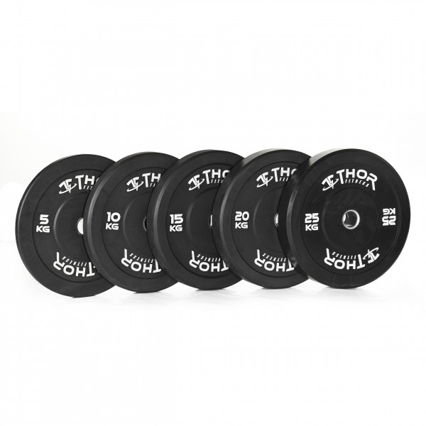 Thor Fitness 25 kg Bumper Vægtskiver – Professionel Kvalitet!