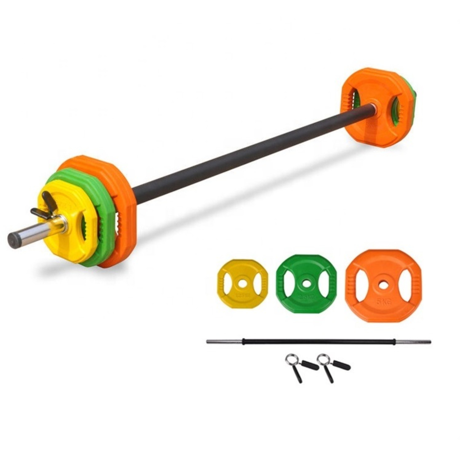 Aerobic Fitness Vægtstangssæt 35 KG - Fantastisk Ugenstilbud!