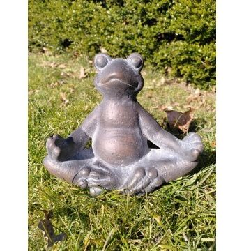 Meditativ Yoga Frø Figur – Fredfyldt Have Dekoration