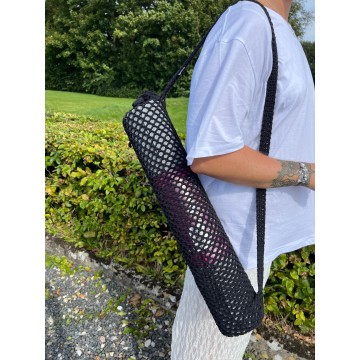 Elegant Sort Yoga Taske – Perfekt til Dit Udstyr