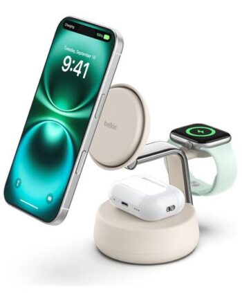 Hvid Belkin Qi2 Fitness Tracker Hovedtelefoner Smartphone Smartwatch Usb Trådløs Opladning Hurtig Opladning Indendørs - Belkin Fitwell  - 745883922901