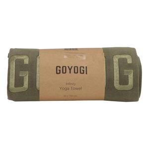 Goyogi Infinity Yoga Towel Dark Olive Stk - Goyogi Fitwell - 5744002341710
