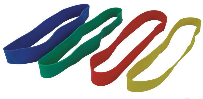 Grøn Aserve Fitness Træningselastik Medium - Aserve Fitwell - 5710043253305