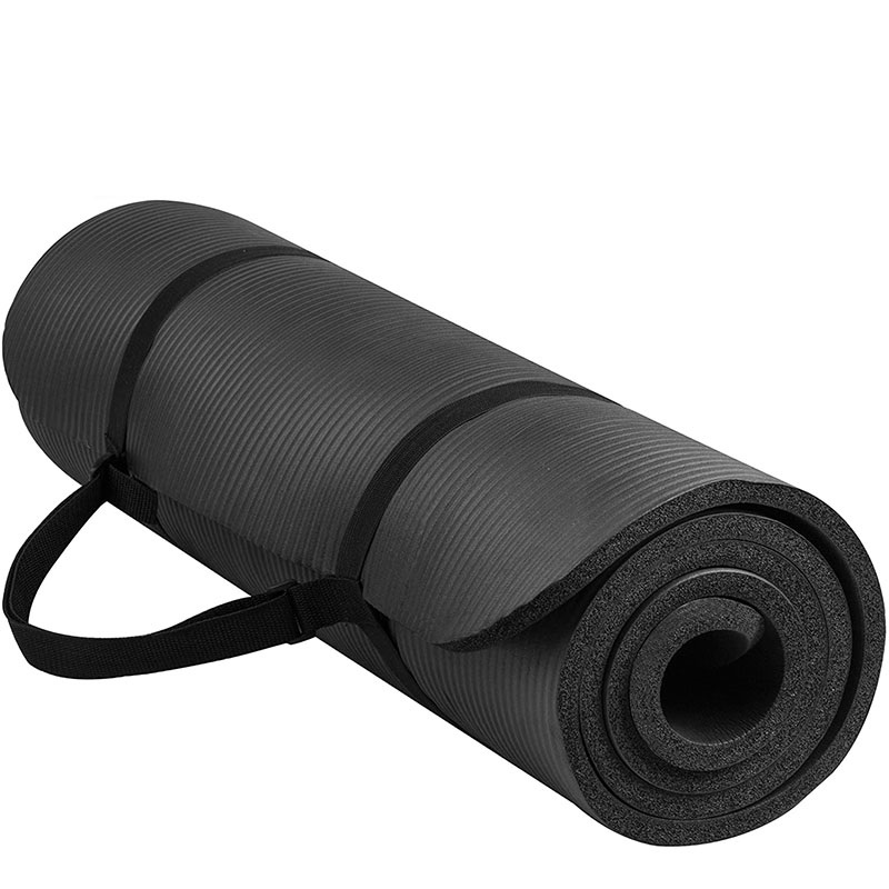 Sort Træningsmåtte - Fitnessfree Fitwell - 5714237005329