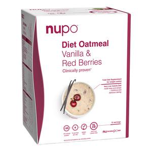 Nupo Diet Oatmeal Vanilla Red Berries 384 - Nupo Fitwell  - 5715667921067