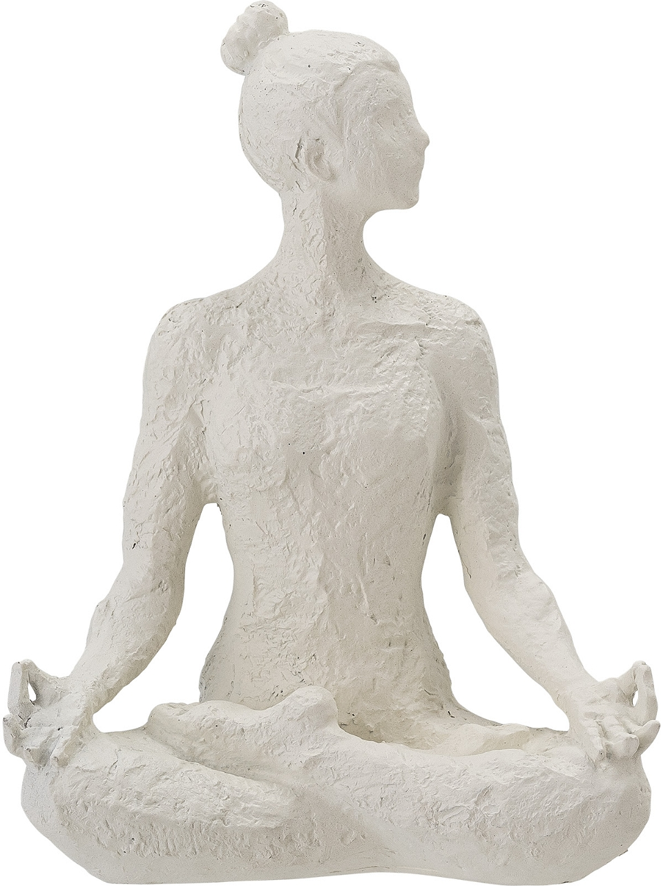 Hvid Skulptur Bloomingville Adalina Pynteskulptur Polyresin Yoga Pose - Bloomingville Fitwell - 5711173268955