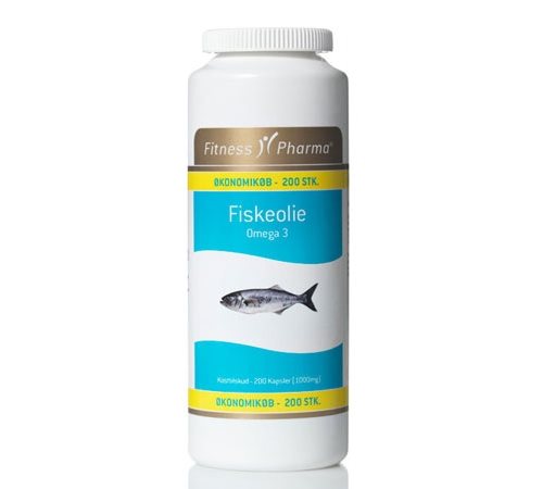 Fitness Pharma Fiskeolie Omega 200 Kapsler - Fitwell