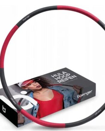Baenger Hula Hoop Grå Rød Til Fitness øvelser - Fitwell