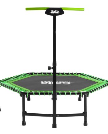 Grøn Fitness Trampolin Med Håndtag Salta - Salta Fitwell