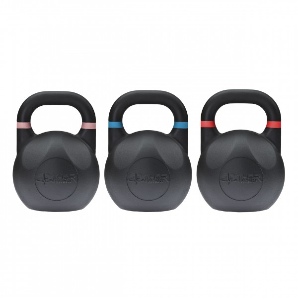 Sort Thor Fitness Black Competition Kettlebell 24kg - Nordic Fighter Fitwell