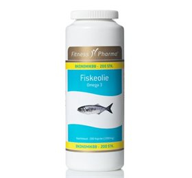 Fitness Pharma Fiskeolie 200 Kap - Fitness Pharma Fitwell - 5745325099517