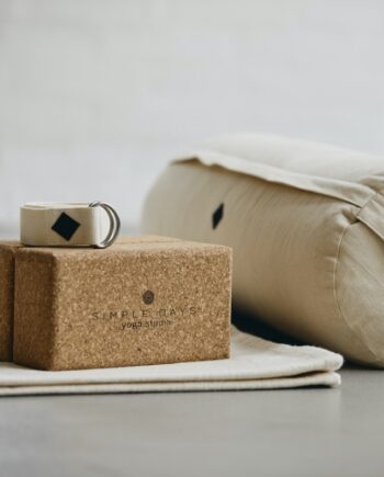 Kork Blok Yoga Brun Simple Days - Nordal Fitwell  - 5708309150758