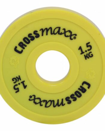 Gul Crossmaxx Elite Fractional Vægtskive Yellow - Crossmaxx Fitwell  - 7430436938906