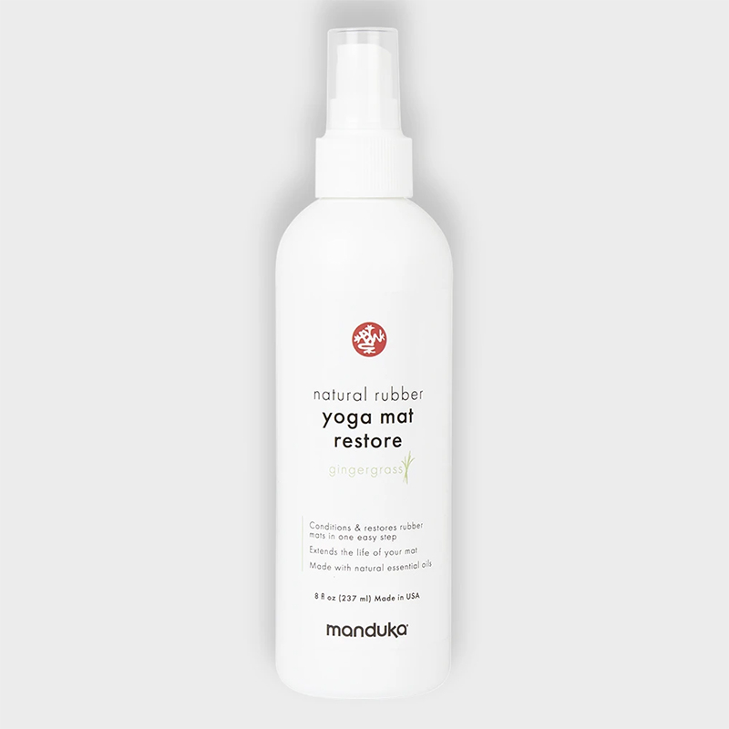 Manduka Natural Rubber Yoga Mat Restore Gingergrass 227 - Manduka Fitwell