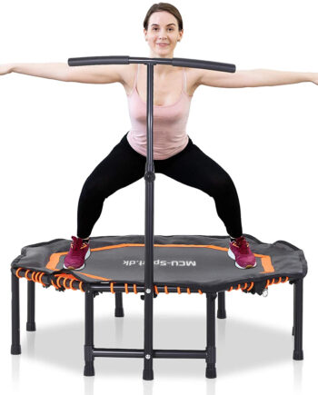 Mcu Sport Fitness Trampolin Octagon Foldbar Håndtag 122cm Orange - Mcu-sport Fitwell  - 5712548136664