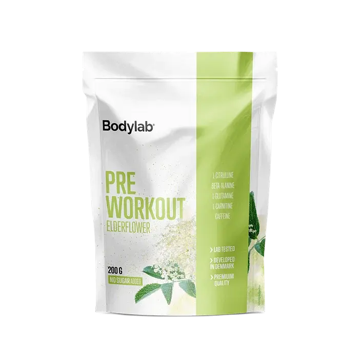 Bodylab Pre Workout Elderflower 200g - Bodylab Fitwell - 5711657021823