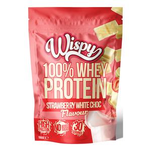 Hvid Wispy Whey Strawberry White Chocolate 1000 - Wispy Fitwell  - 5744002360032